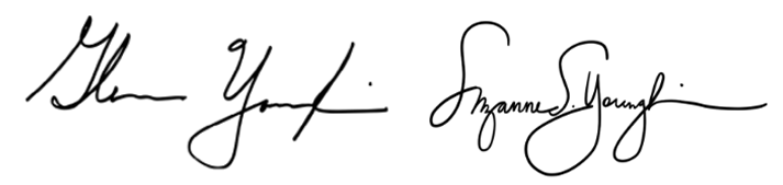 Signature du gouverneur et de la première dame