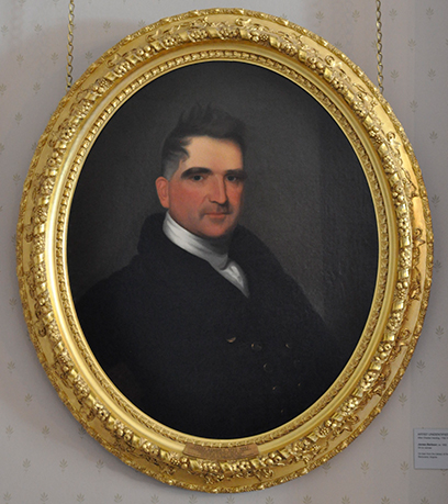 Portrait encadré du gouverneur James Barbour.