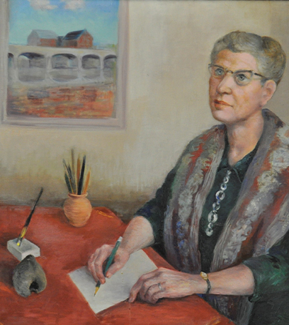Portrait de Virginia Claiborne par Adele Clark.