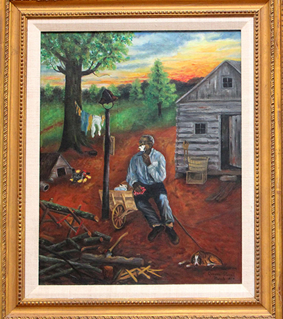 un homme avec un rasoir droit un samedi soir.